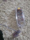 Vintage Clear See Through House Phone Push Button Corded Telephone Retro 80s 90s