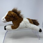 Fao Schwarz Pino Horse Plush Animal Laying Brown White Pony Fluffy Cute Toy 14 
