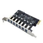 X-media Xm-pex-u307   7-port Usb 3 0 Pci Express Pcie Controller Adapter Card