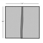 Garage Door Magnetic Screen Heavy-duty Mesh Curtain Easy Install Bug Protection
