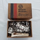 Band-it Type Buckles 201 Stainless Steel 1 2   12 7 Mm  96 New Pieces