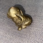 Small Brass Cocker Spaniel Figurine - Vintage 