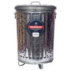 Burn Barrel Cage  Metal Durable Steel Rubbish Leaf Trash Burning 20 Gallon Home 