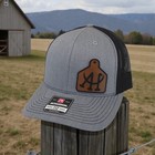 Custom Cattle Brand Hat   Ear Tag Patch Hat   Ranch   Farm Personalized Hat