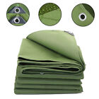 Canvas Tarps 16oz Heavy Duty Multipurpose Tarpaulin Cover F Roof Patio Pool Boat