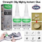 2   Welding High Strength Oily Mighty Instant Glue Adhesive Waterproof Glue Usa