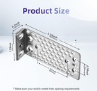 19  Rack Mount Kit For Cisco Switches 2960-x 2960-xr Series 1u Or 2u  Silver 