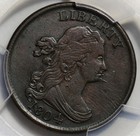 1804 Draped Bust Half Cent  c-6   Spiked Chin  Pcgs Xf-detail