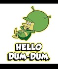 1x Flintstones The Great Gazoo  hello Dum-dum  New Vinyl Decal Sticker 4 x4 
