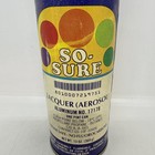 Vintage So-sure Aluminum - 17178 Paper Label Spray Paint Can