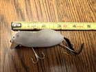 Vintage Heddon Meadow Mouse Topwater Fishing Lure  black Leather Tail
