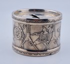 Antique Kerr Sterling Silver Child Baby Bank Drummer Soldier Boy Figural
