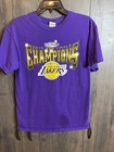 Los Angeles Lakers 2009 Champions T Shirt Mens Medium Purple Nba Finals Kobe