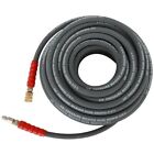 3 8  X 100ft 6000psi Hot Water Pressure Washer Hose Non-marking 2-braid R2 Gray