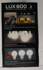 Geeni Lux 800 Smart Wi-fi Led Dimmable White Light Bulbs W Voice Control    3 Pack