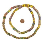 Antique Venetian Millefiori African Trade Beads  20701 10mm Ghana Multicolor