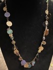 Holly Yashi Dangle Necklace   Drop  Niobium gold Filled   Beads