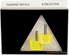 Jukebox Needle Pair For Seeburg Showcase-yellow 728-d7 pr