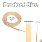 Bamboo Strips For Weaving  7pcs   0 6 Inch Wide Strips For Craft 10 Feet Long Sm