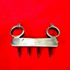 Old Vintage Indian Oriental Maratha Shivaji Maharaj Brass Vagh Nakh Dagger  1