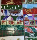 Lot Of 28 Vintage  Christmas Wrapping Paper