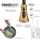 Moen Weymouth  s73104bg  Brushed Gold Pre-rinse Kitchen Faucet Power Clean