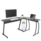 Corner Desk Office Laptop Workstation Study Work Bedroom L-shape Durable