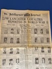 Original 1945 Intelligencer Journal Hero   s Edition Wwii Casualties Lancaster  Pa