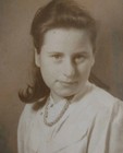 Young Woman Wearing Pearls Vintage 1940s Photo
