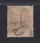 Great Britain Sg 90 Scott 42 1862 1 - Green Small Letters H-k Cv Space Filler