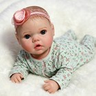 Real Life Like Reborn Baby Dolls 18  Full Body Silicone Vinyl Newborn Girl Doll