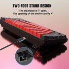 60  Wired Mechanical Gaming Keyboard Led Backlit 60 Percent Gaming Keyboard F   