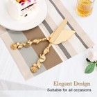 Cake Cutting Set For Wedding personalized Gold Cake Knife And Server Set Pastry