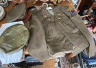 Korean War Era Army 2nd Armor Division United States Jacket  Shirt   hat Sz 34r