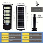 Commercial Solar Street Light Outdoor Dusk To Dawn Flood Road Area Security Lamp