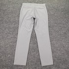 Mizzen   Main Helmsman Slim Pants Mens 32x30 Light Gray Performance Golf Casual