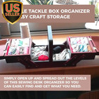 Expandable Sewing Box - Seamstress Wooden Box For Thread Spools Storage - Sew   