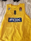 Deni Avdija  8 Tel Aviv Basketball Jersey Yellow Custom Names Any Size