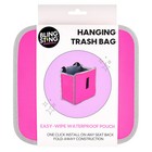 Blingsting Essentials Car Trash Can With Adjustable Strap   Waterproof Liner