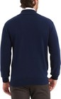 Men s Pure Cotton Cardigan Sweater Full Zip Stand Collar Lightweight Knit Casual