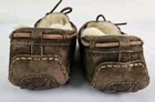 Ugg Women s Dakota Slip On Brown Suede Sheepskin Moccasin Size 8 Sn 5612