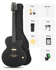 Moukey Bcc-100 Acoustic Electric Guitar With S Pickup Voulme Knob   Black