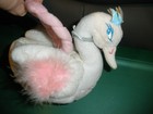 2003 Mattel Galerie Barbie Swan Lake White Swan Plush Mini Easter Basket  su162 