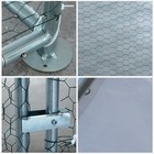 20x10ft Large Chicken Coop Run Cage Dog Cage Fence Outdoor Kennel Metal Playpen