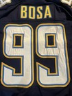 Los Angeles Chargers Joey Bosa   Cordarro Law  99 Game Used Jersey  read 