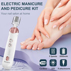 Electric Nail File Set  8 In 1 Professional Manicure And Pedicure Kit  Cordless 