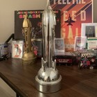 Working Silver Duro Mold Mechanical Rocket Ship Pikeville National Bank