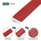 1 Inch Double Fold Bias Tape Continuous Bulk Bias Tape Wine Red 10 Yards