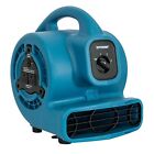 Xpower P-80a 1 8 Hp Mini Air Mover Carpet Dryer Blower Floor Fan W  Dual Outlet