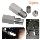 2pcs - O2 02 Oxygen Sensor Weld In On Bungs   Plugs M18 X 1 5 Threaded Fitting